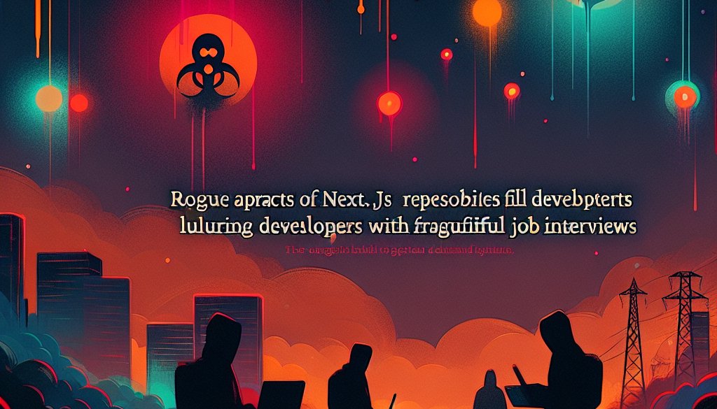 Bösartige Next.js-Repositories ködern Entwickler mit gefälschten Jobinterviews
