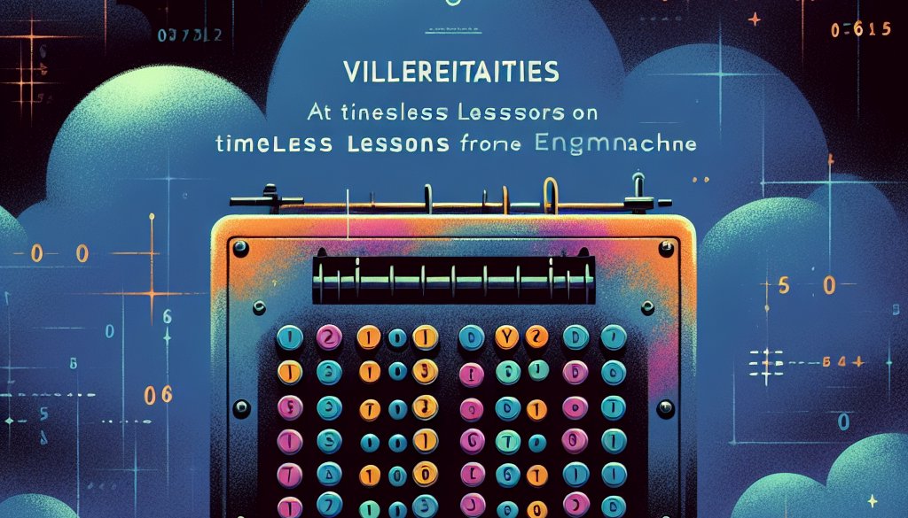 Die Enigma-Maschine: Zeitlose Lektionen für moderne Cybersecurity