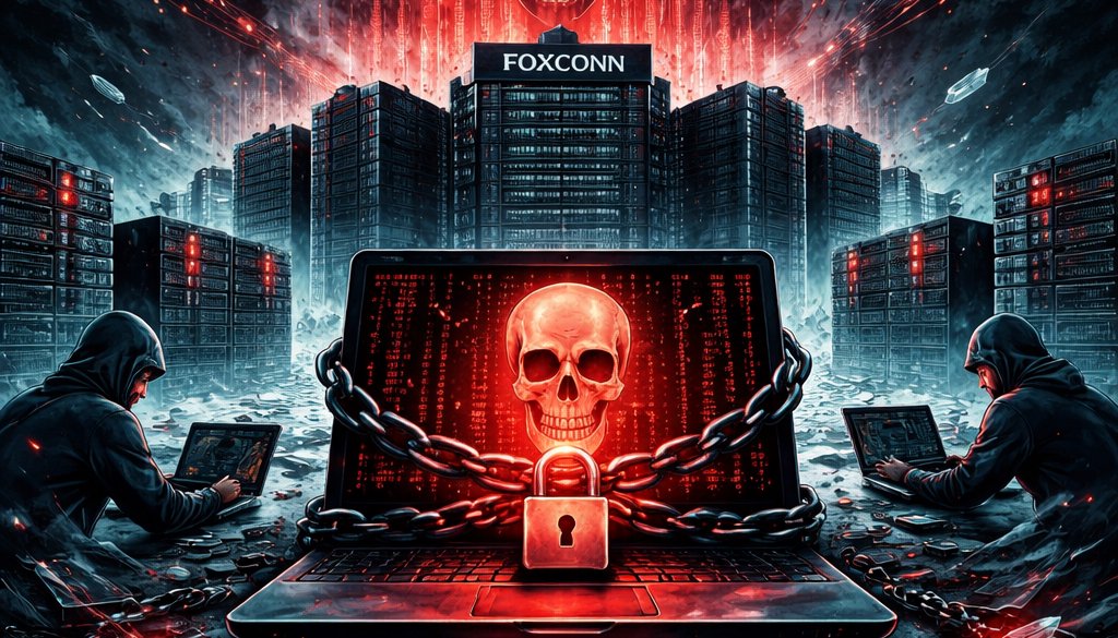 Foxconn-Cyberangriff: 8 Terabyte Daten gestohlen – auch deutsche Zulieferer betroffen