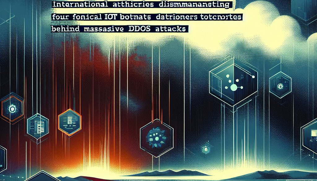 Internationale Behörden zerschlagen vier IoT-Botnetze hinter massiven DDoS-Angriffen