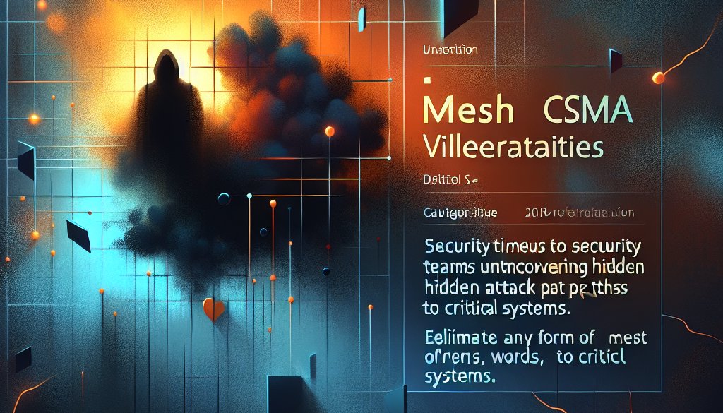 Mesh CSMA: Wie Sicherheitsteams versteckte Angriffspfade zu kritischen Systemen aufdecken