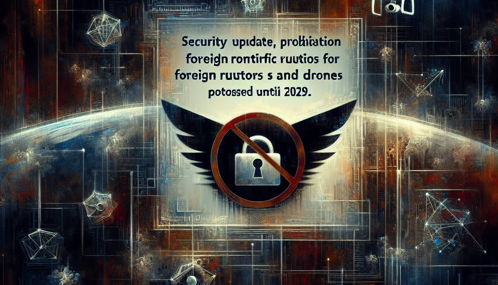 Sicherheitsupdate-Verbot für ausländische Router und Drohnen bis 2029 verschoben