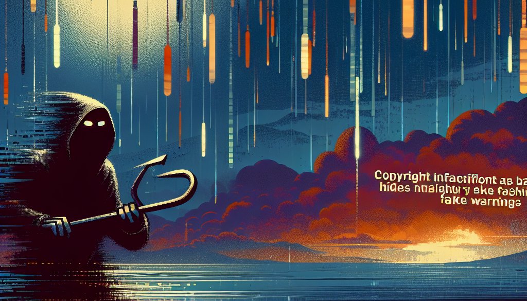 Urheberrechtsverletzungen als Köder: PureLog-Stealer versteckt sich in gefälschten Verwarnungen