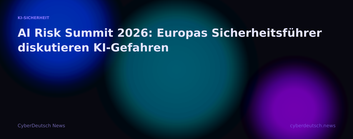 AI Risk Summit 2026: Europas Sicherheitsführer diskutieren KI-Gefahren