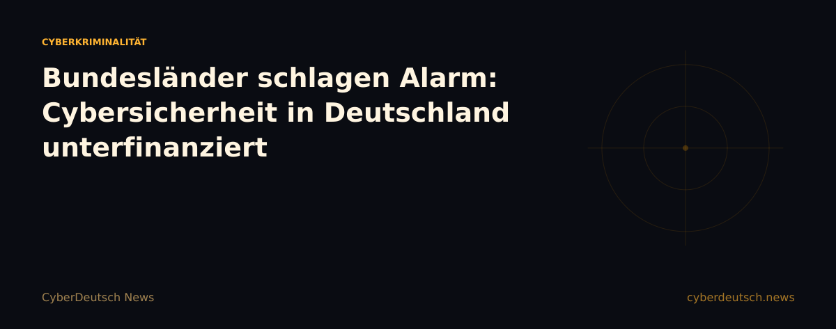 Bundesländer schlagen Alarm: Cybersicherheit in Deutschland unterfinanziert