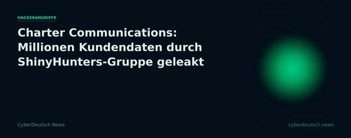 Charter Communications: Millionen Kundendaten durch ShinyHunters-Gruppe geleakt