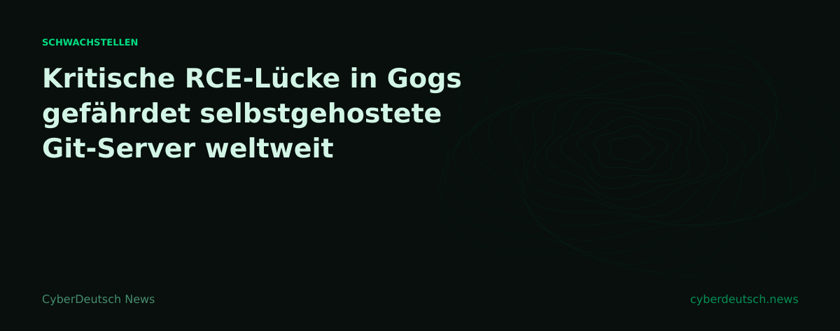 Kritische RCE-Lücke in Gogs gefährdet selbstgehostete Git-Server weltweit