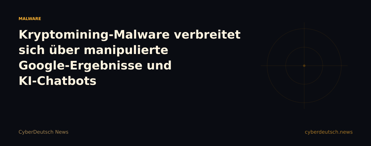 Kryptomining-Malware verbreitet sich über manipulierte Google-Ergebnisse und KI-Chatbots