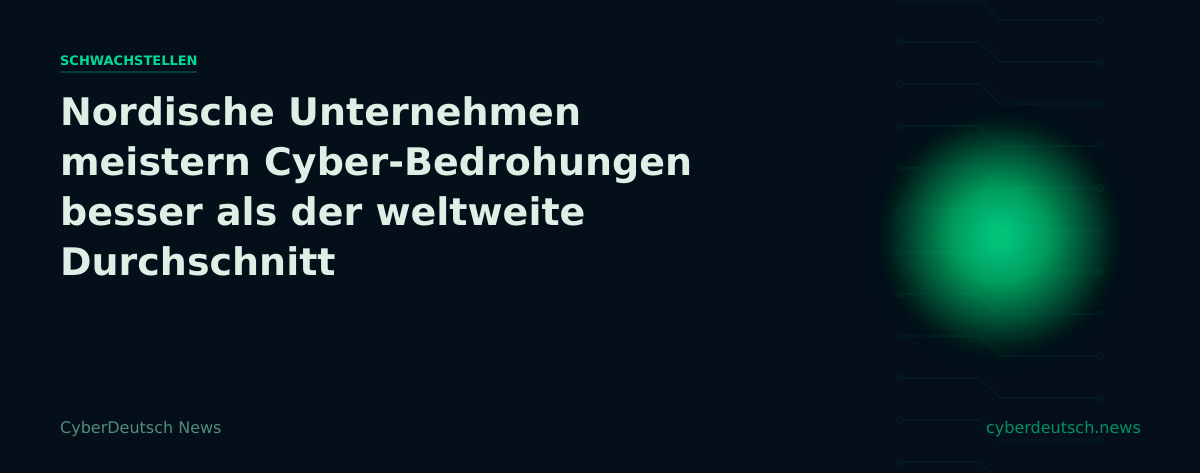 Nordische Unternehmen meistern Cyber-Bedrohungen besser als der weltweite Durchschnitt
