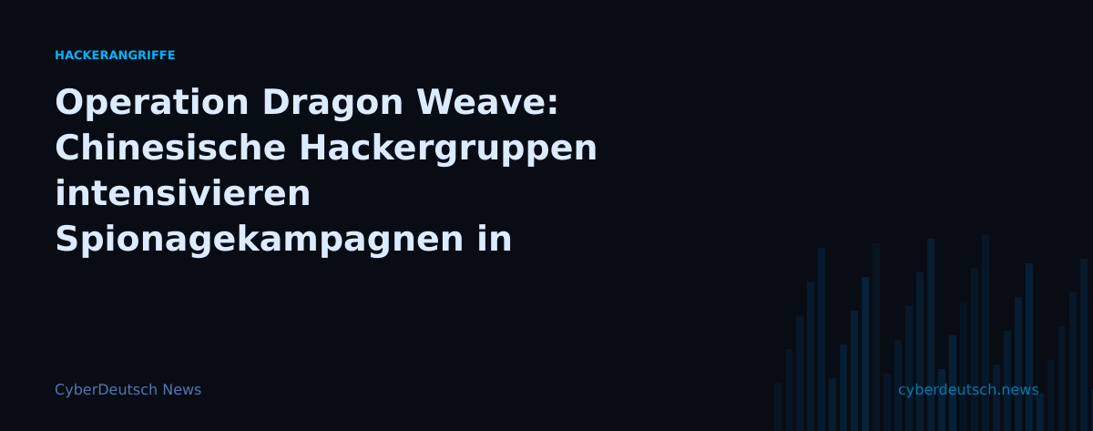 Operation Dragon Weave: Chinesische Hackergruppen intensivieren Spionagekampagnen in Europa und Asien