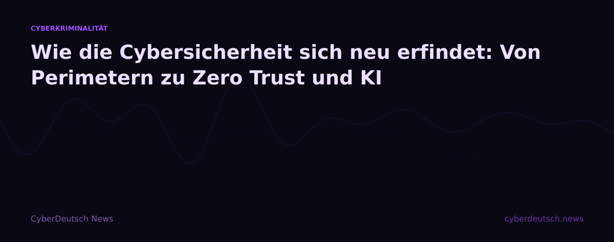 Wie die Cybersicherheit sich neu erfindet: Von Perimetern zu Zero Trust und KI
